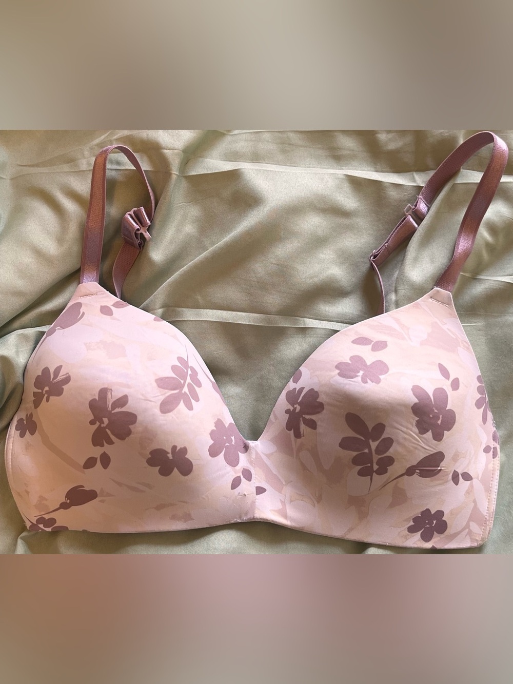 Target Pink Floral Wireless T-Shirt Bra